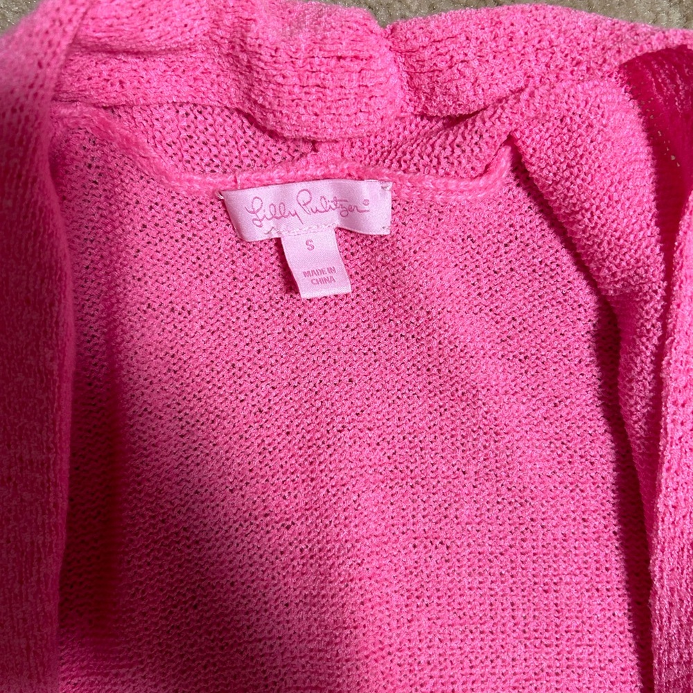 Lilly Pulitzer Pink Cardigan